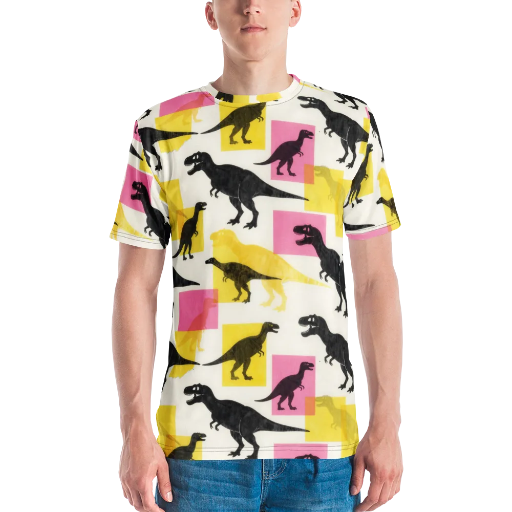 Neon Cretaceous on Men's Crew Neck T-Shirt — Front