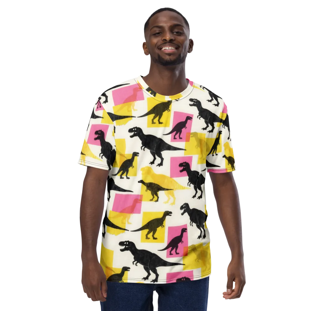 Neon Cretaceous on Men's Crew Neck T-Shirt — Front