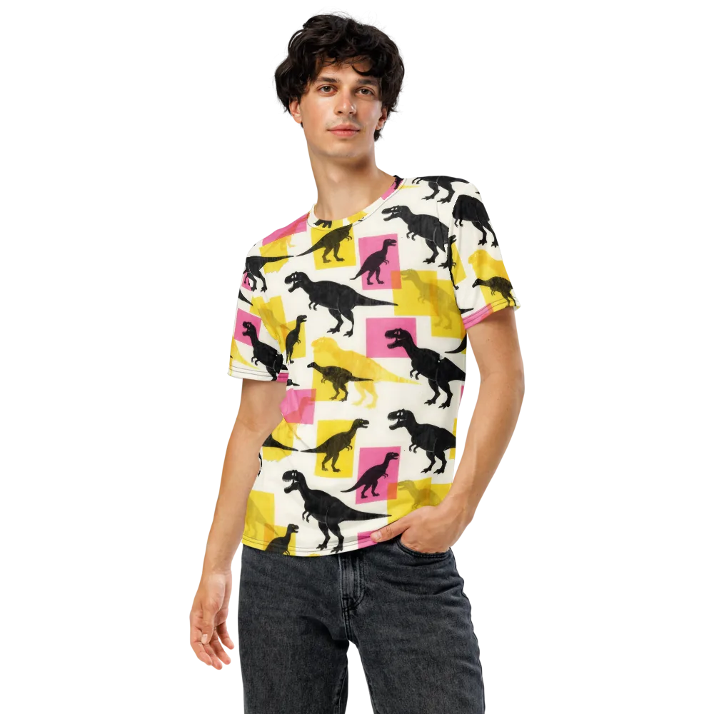 Neon Cretaceous on Men's Crew Neck T-Shirt — Front