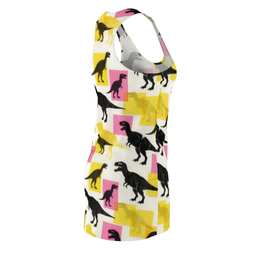 Neon Cretaceous on Racerback Dress — Back Side