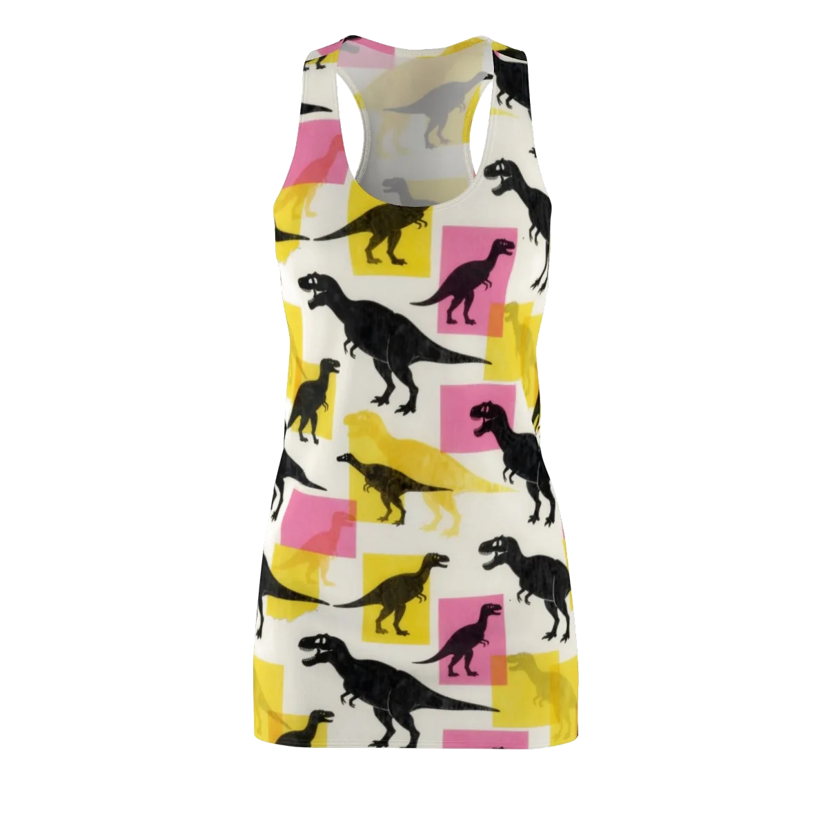 Neon Cretaceous on Racerback Dress — Front