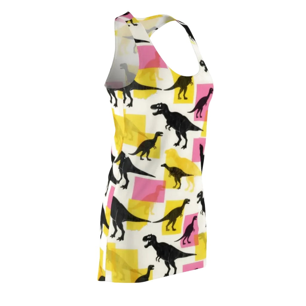 Neon Cretaceous on Racerback Dress — Front Side