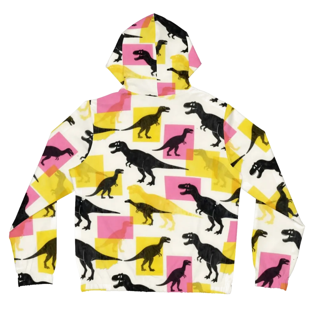 Neon Cretaceous on Women's Full-Zip Hoodie — Back