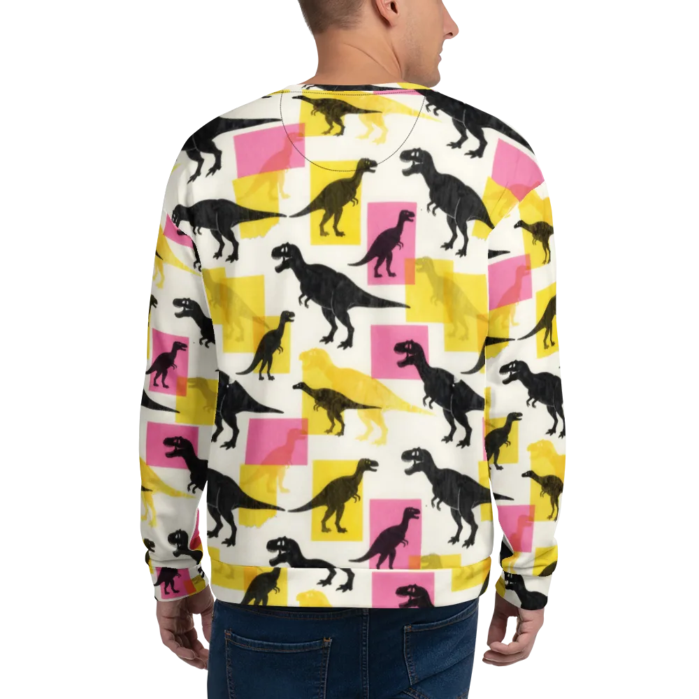 Neon Cretaceous on Sweatshirt — Back
