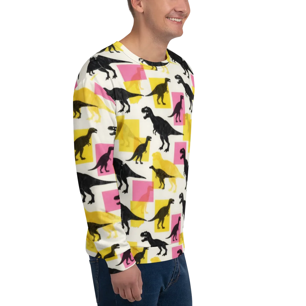 Neon Cretaceous on Sweatshirt — Right Front