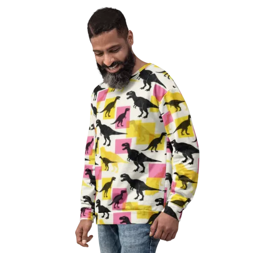 Neon Cretaceous on a Sweatshirt