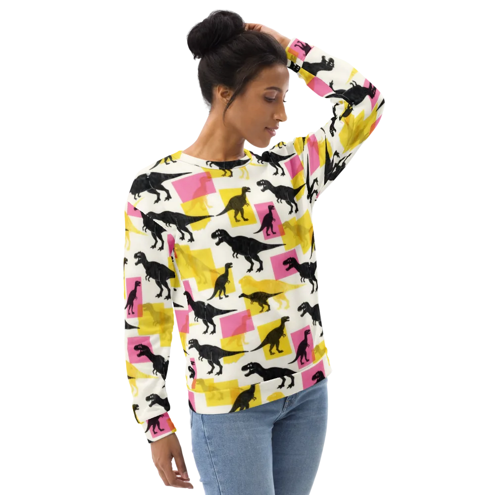 Neon Cretaceous on Sweatshirt — Right Front