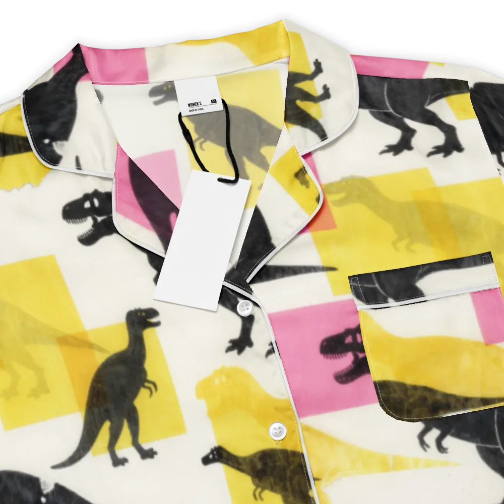 Neon Cretaceous on Women's Short Sleeve Pajama Top — Product details