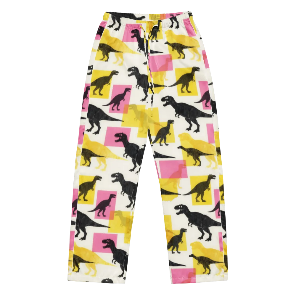 Neon Cretaceous on Women's Pajama Pants — Front