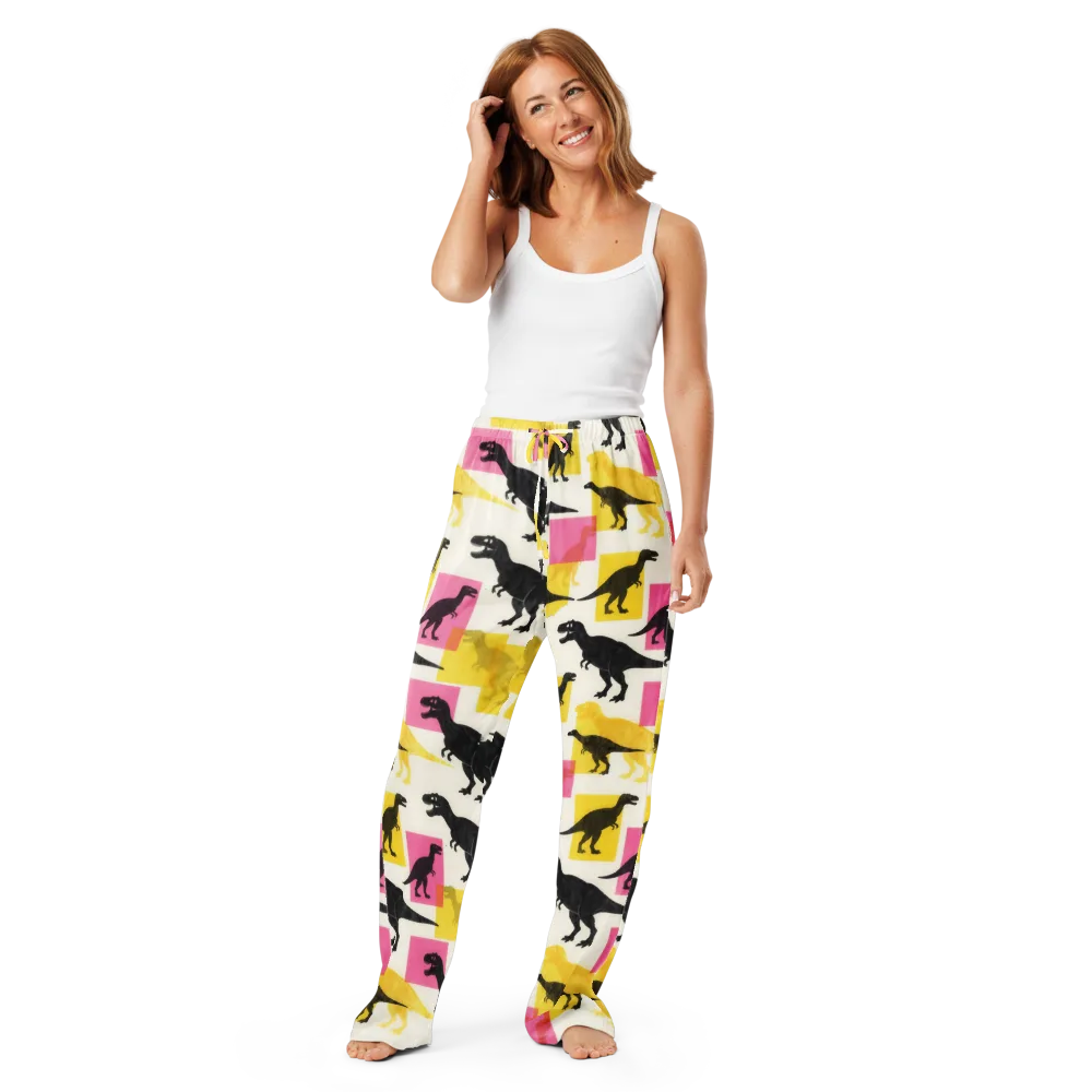 Neon Cretaceous on Women's Pajama Pants — Front