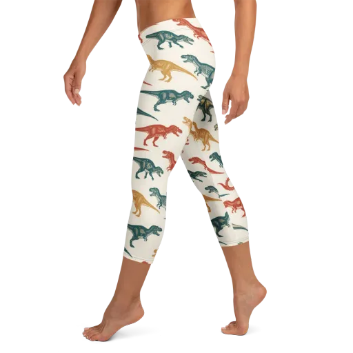 Fossil Parade on a Capri Leggings