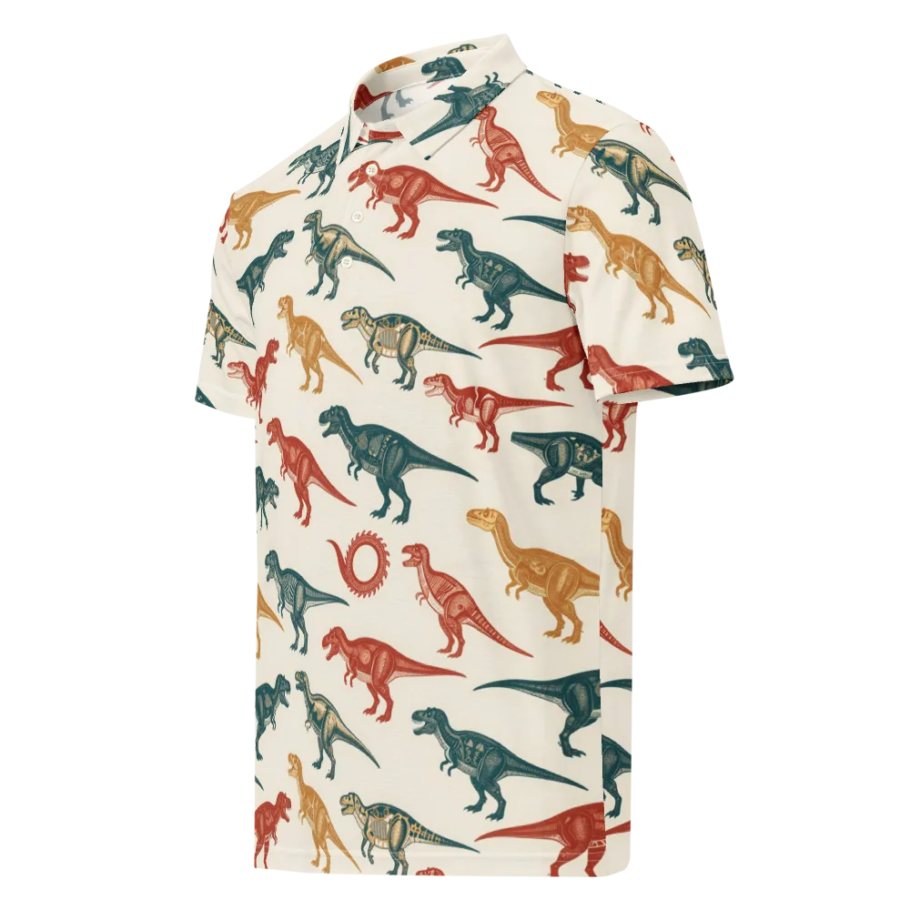 Fossil Parade on Men's Slim Fit Polo Shirt — Left Front