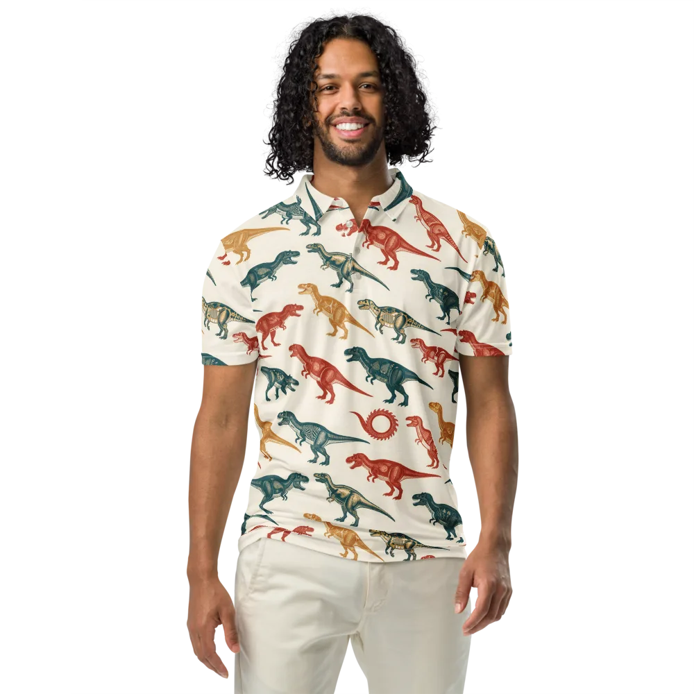 Fossil Parade on Men's Slim Fit Polo Shirt — Front