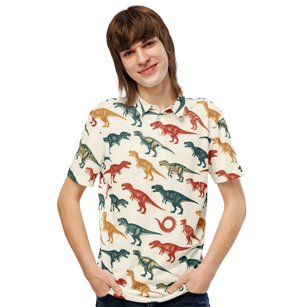 Fossil Parade on Men's Slim Fit Polo Shirt — Front