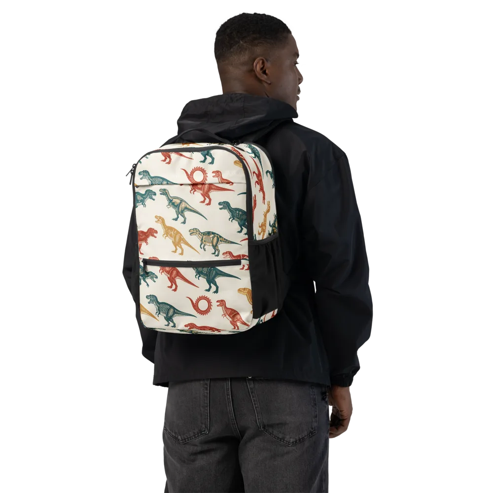 Fossil Parade on Utility Backpack — Back