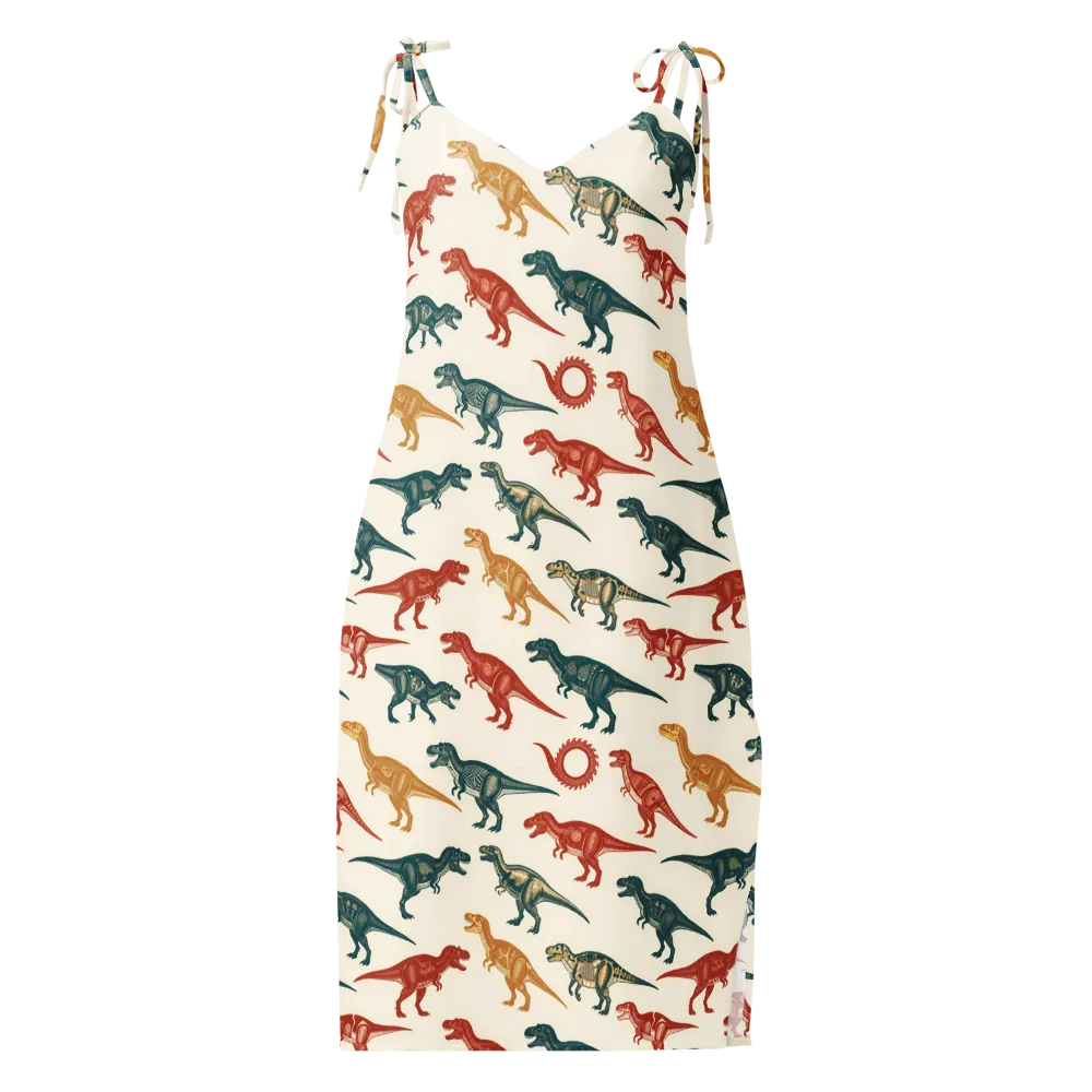 Fossil Parade on Slip Dress — Front