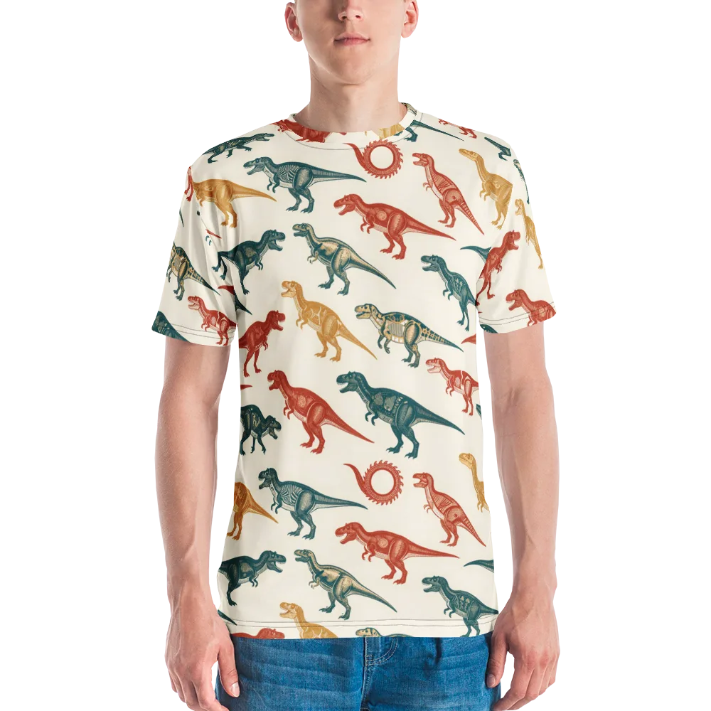 Fossil Parade on Men's Crew Neck T-Shirt — Front