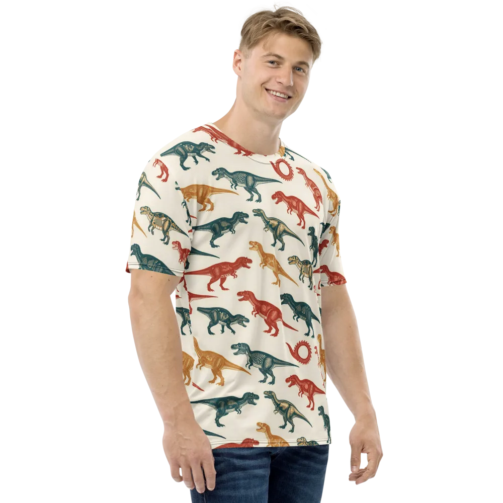 Fossil Parade on Men's Crew Neck T-Shirt — Right