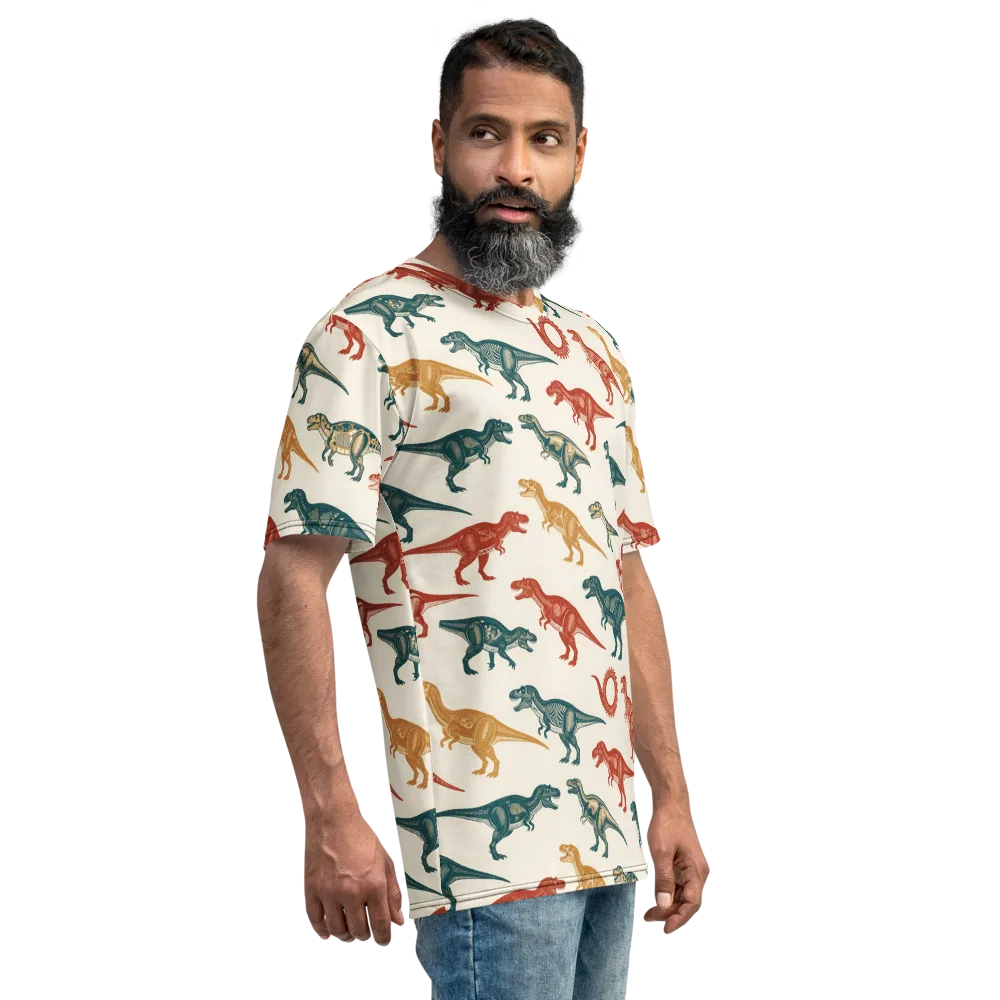 Fossil Parade on Men's Crew Neck T-Shirt — Right