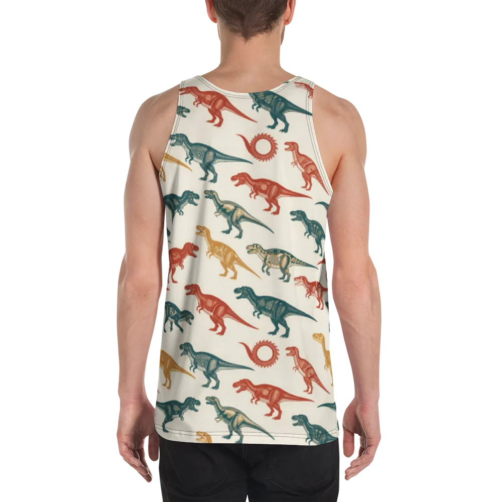 Fossil Parade on Men's Tank Top — Back