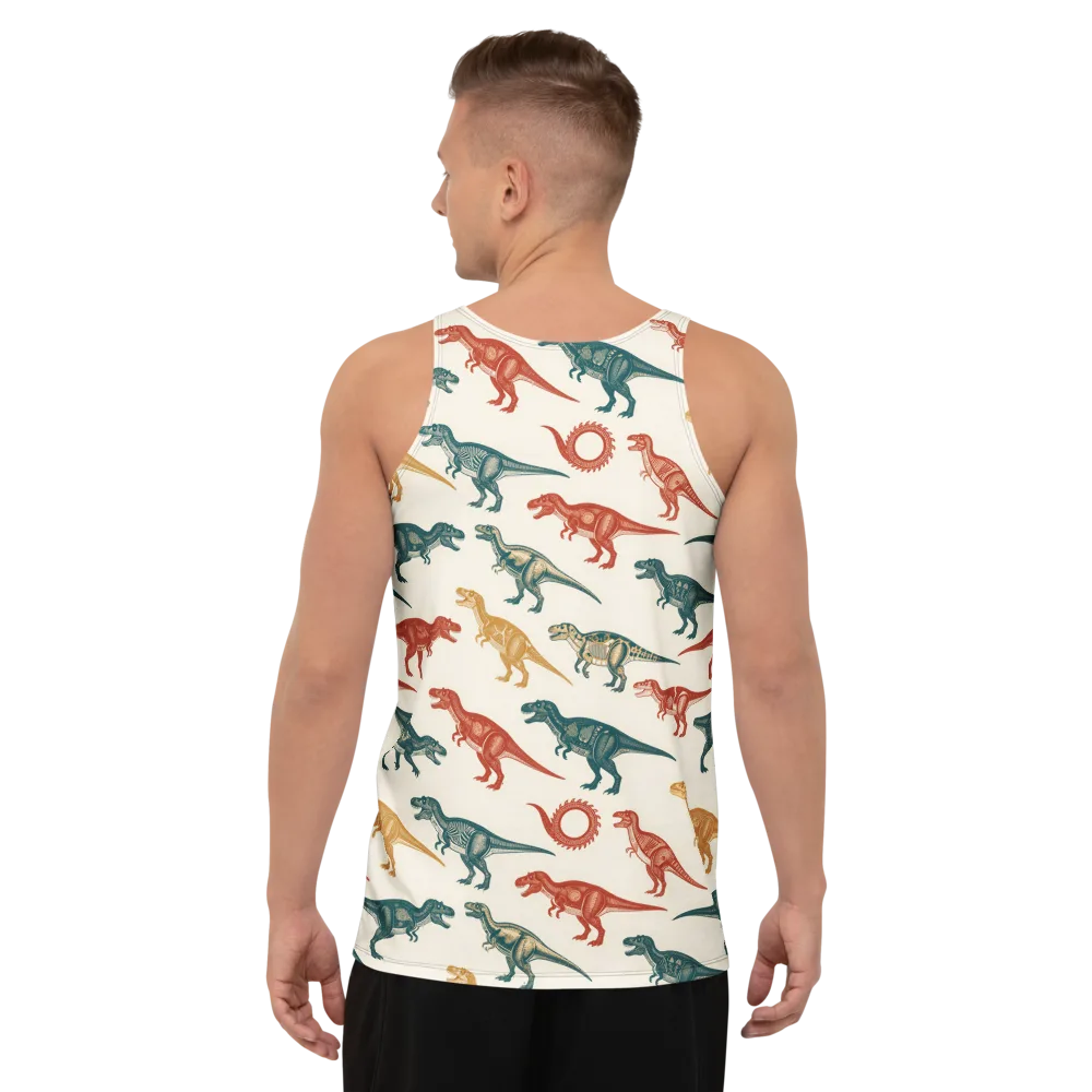 Fossil Parade on Men's Tank Top — Back