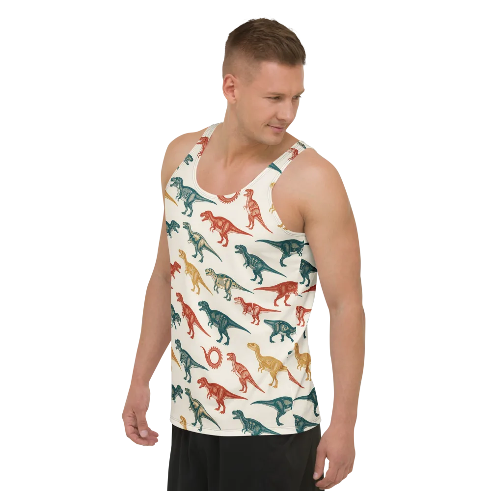 Fossil Parade on Men's Tank Top — Left Front
