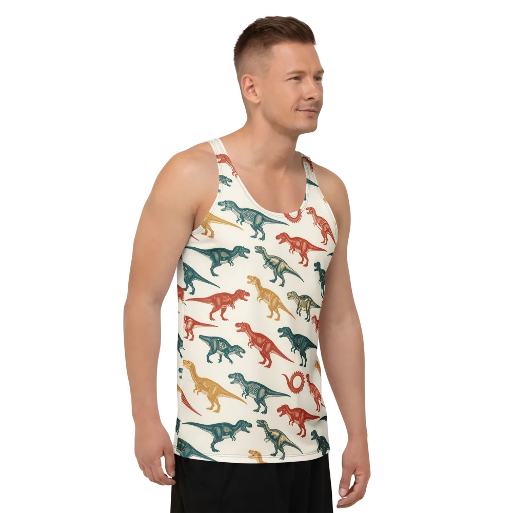 Fossil Parade on Men's Tank Top — Right Front