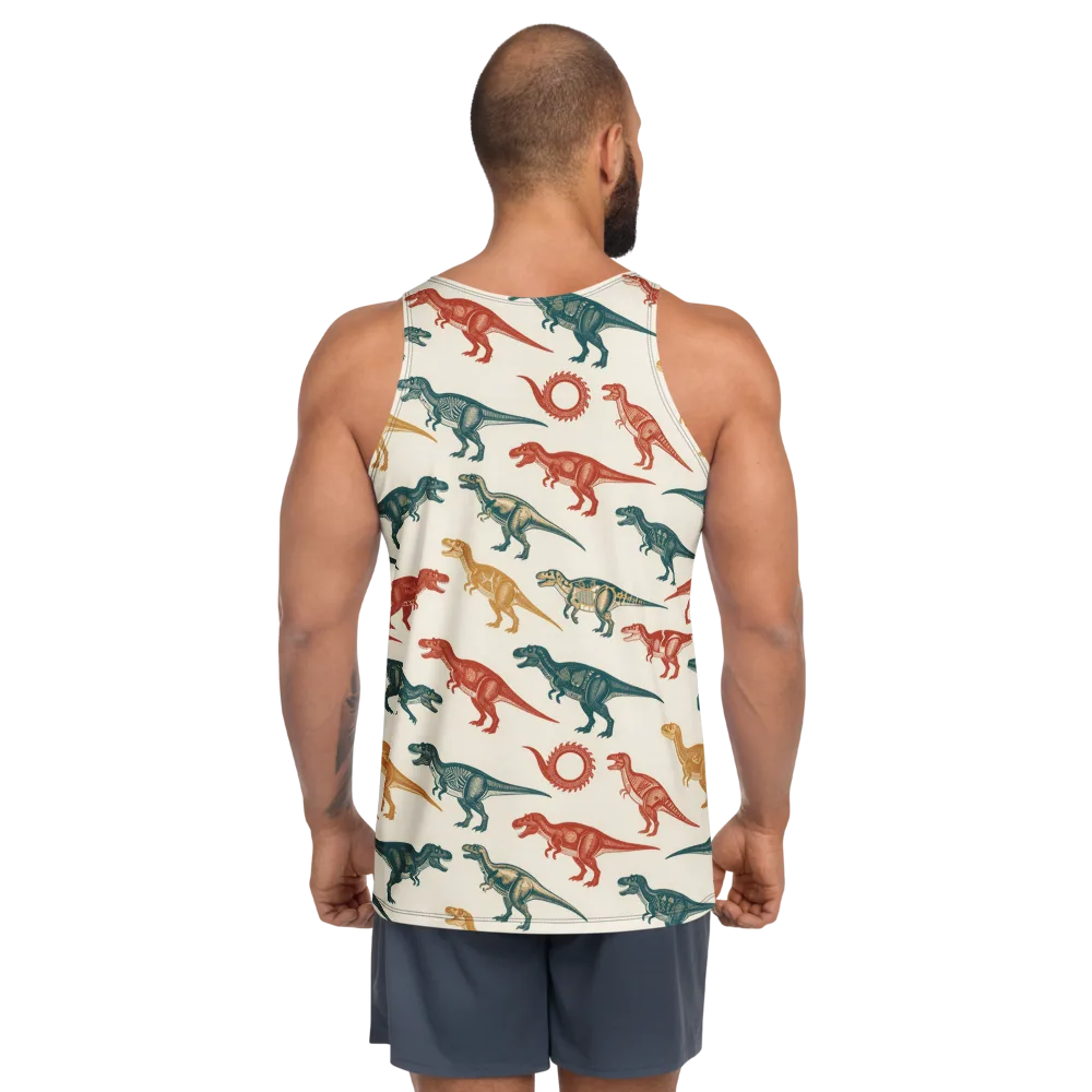 Fossil Parade on Men's Tank Top — Back