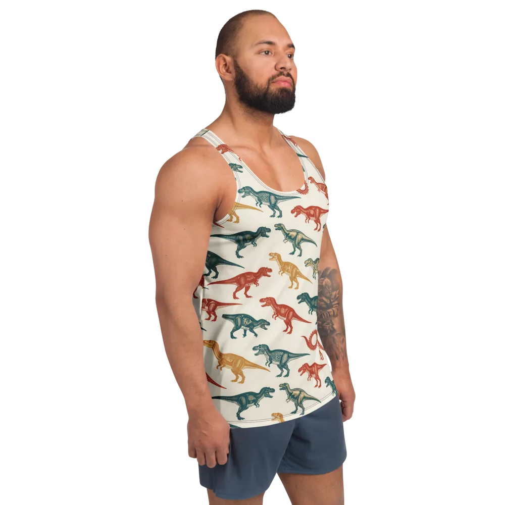 Fossil Parade on Men's Tank Top — Right Front
