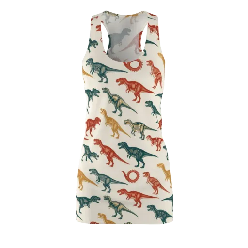 Fossil Parade on a Racerback Dress