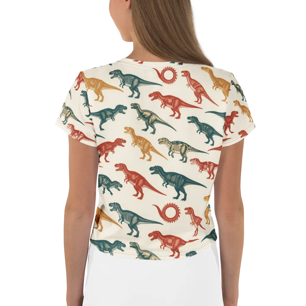 Fossil Parade on Crop Tee — Back