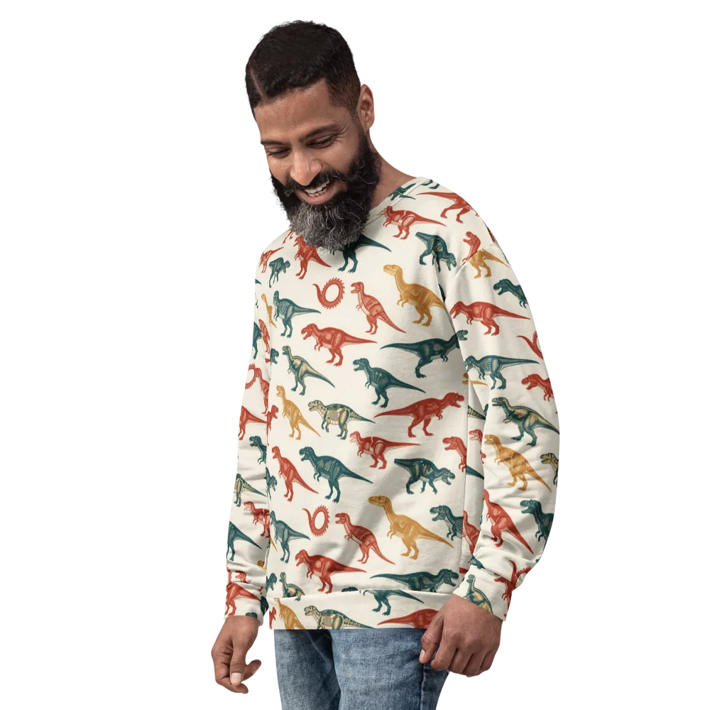 Fossil Parade on Sweatshirt — Left Front
