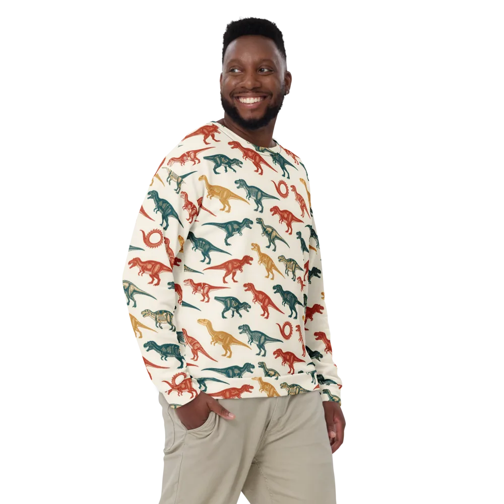 Fossil Parade on Sweatshirt — Front