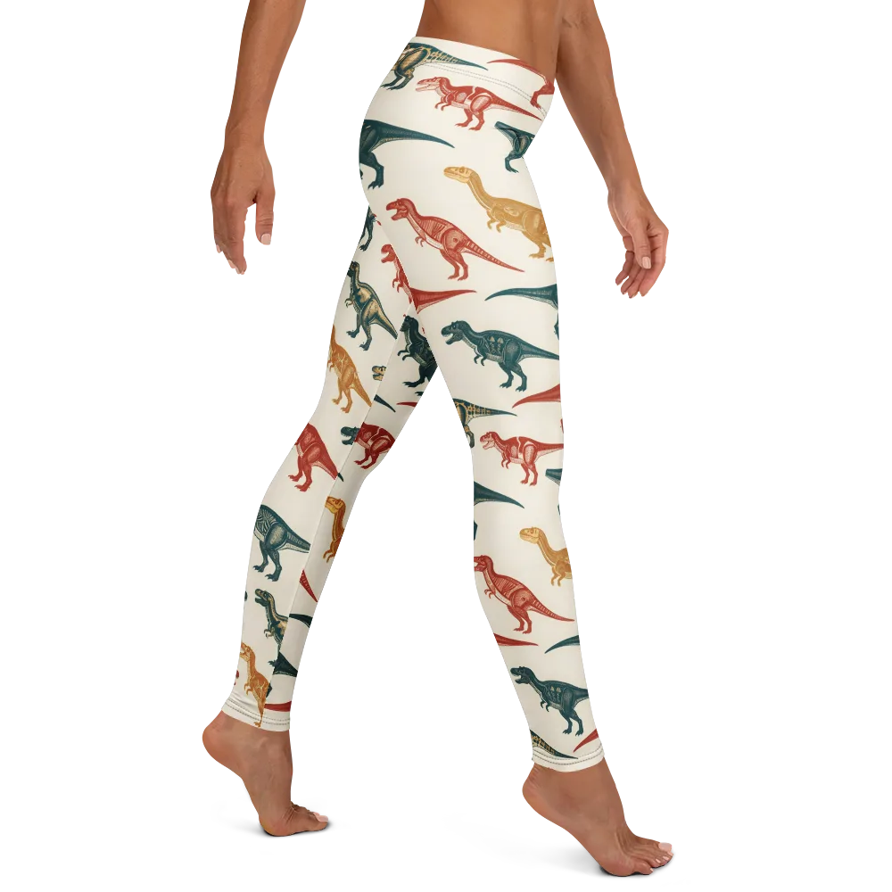 Fossil Parade on Leggings — Right