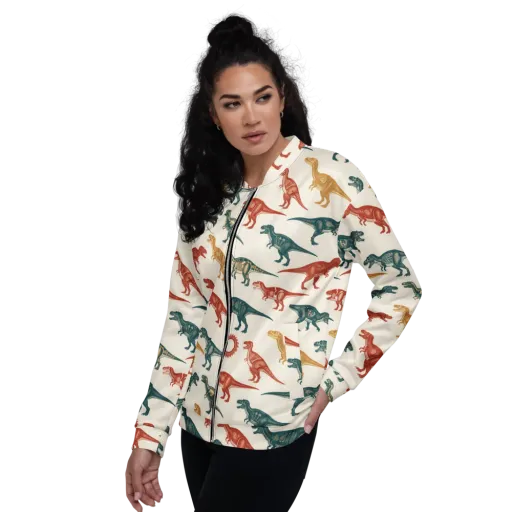 Fossil Parade on a Bomber Jacket