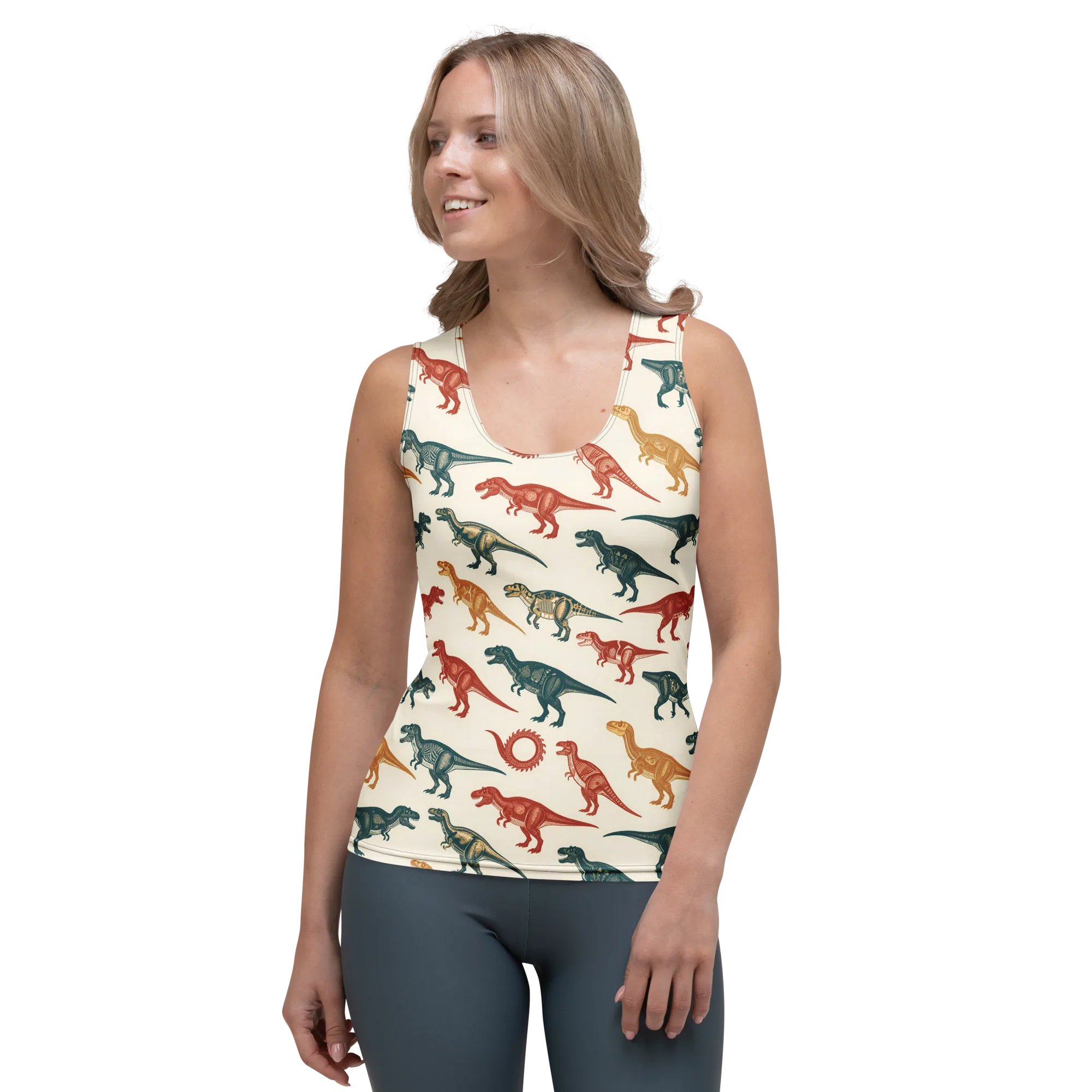 Fossil Parade on Women's Tank Top — Front