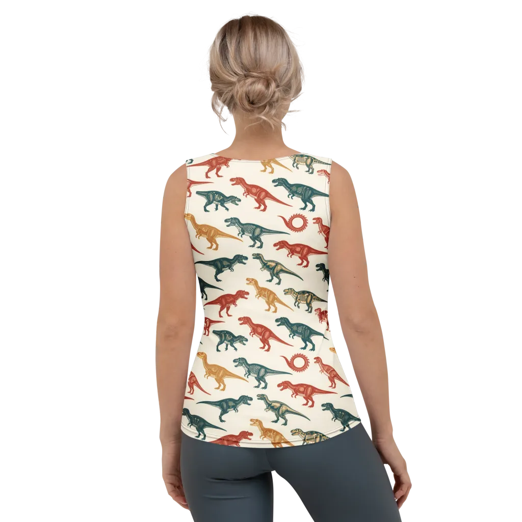 Fossil Parade on Women's Tank Top — Back