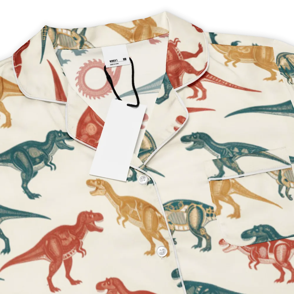 Fossil Parade on Women's Short Sleeve Pajama Top — Product details