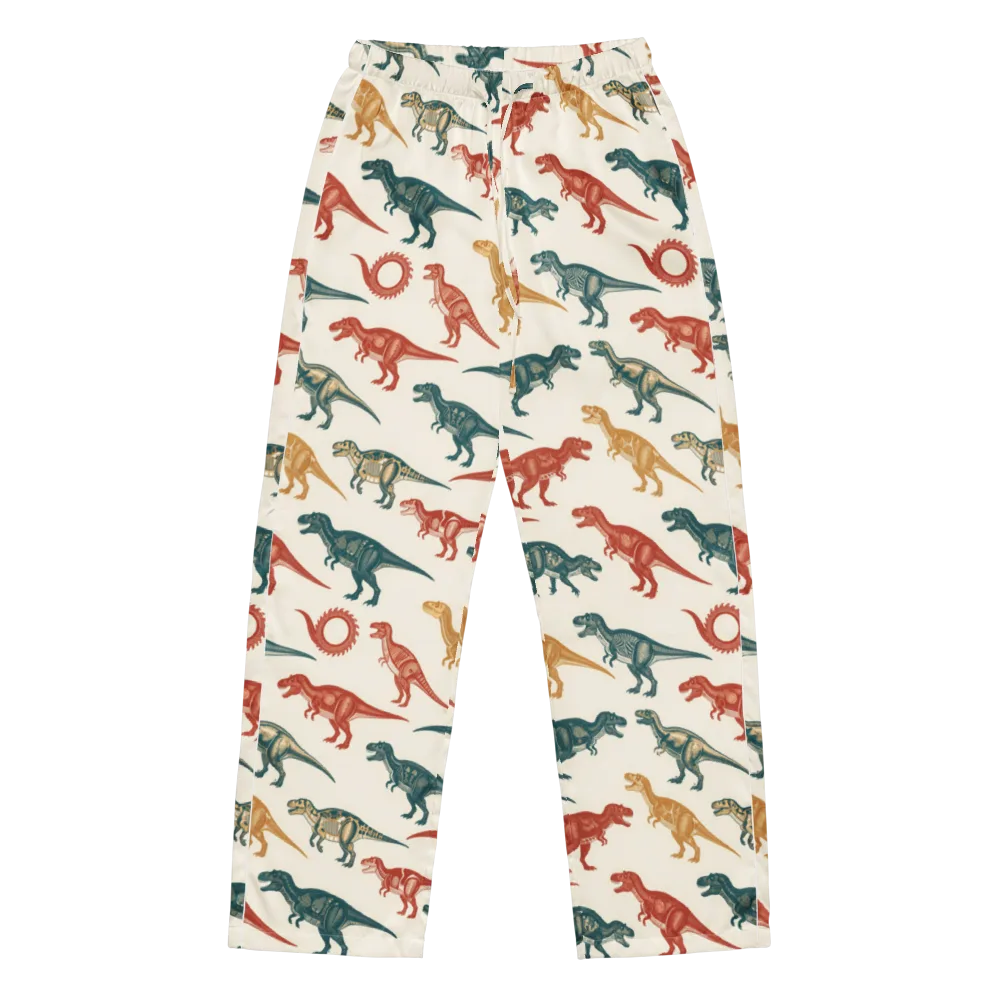 Fossil Parade on Women's Pajama Pants — Front