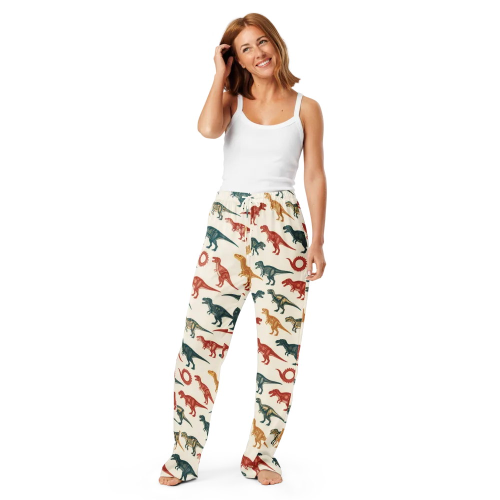 Fossil Parade on Women's Pajama Pants — Front