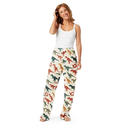 Fossil Parade on a Women's Pajama Pants