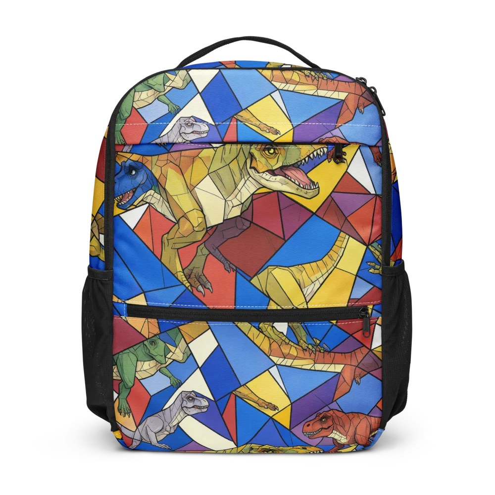 Jurassic Mosaic on Utility Backpack — Front