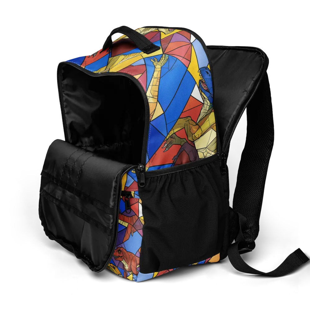 Jurassic Mosaic on Utility Backpack — Product details 2