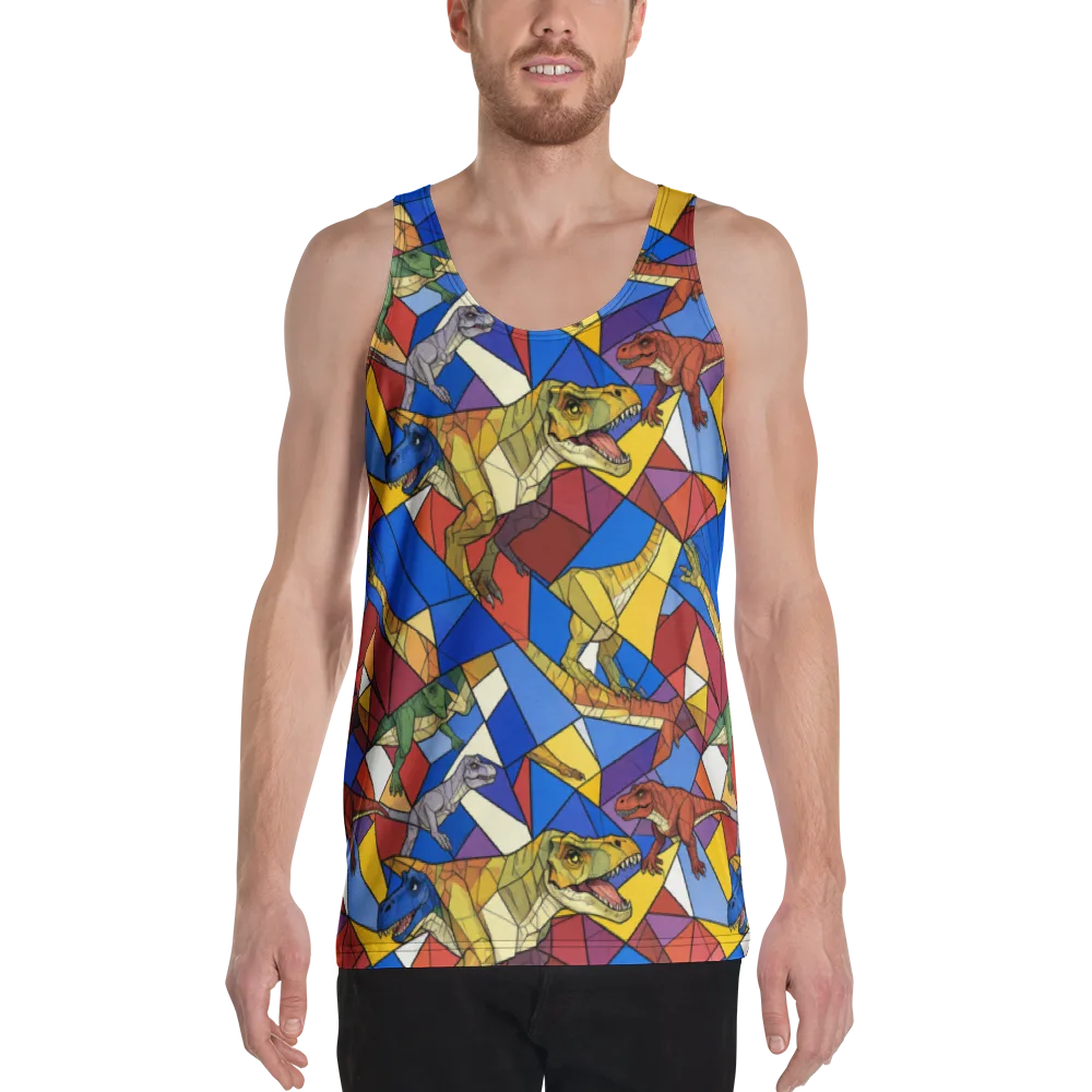 Jurassic Mosaic on Men's Tank Top — Front