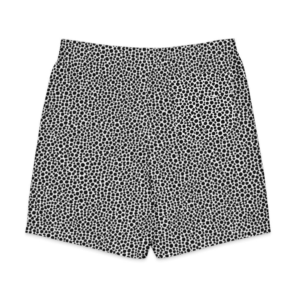 Noir Pebble on Men's Board Shorts — Back