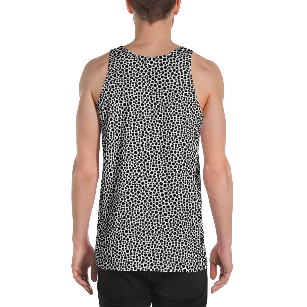 Noir Pebble on Men's Tank Top — Back
