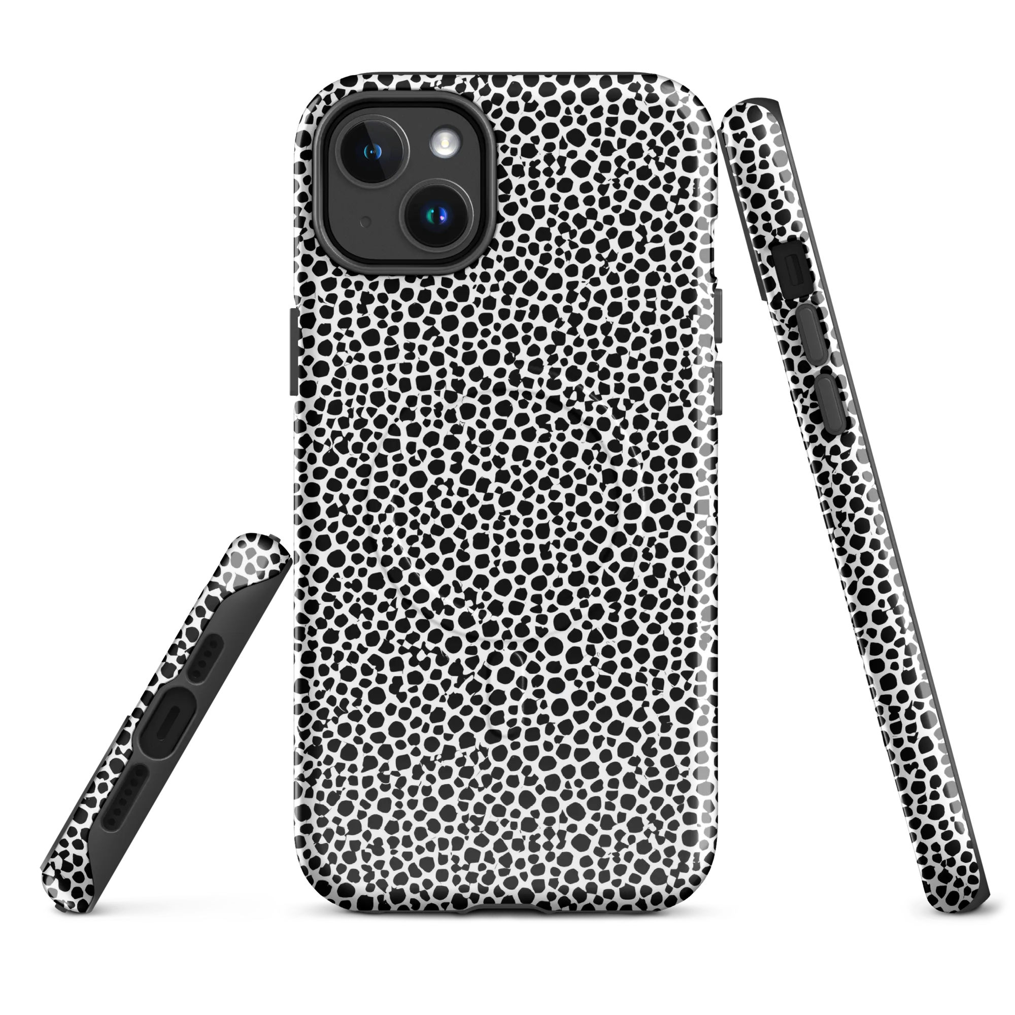 Noir Pebble on MagSafe Tough Case for iPhone® — Front