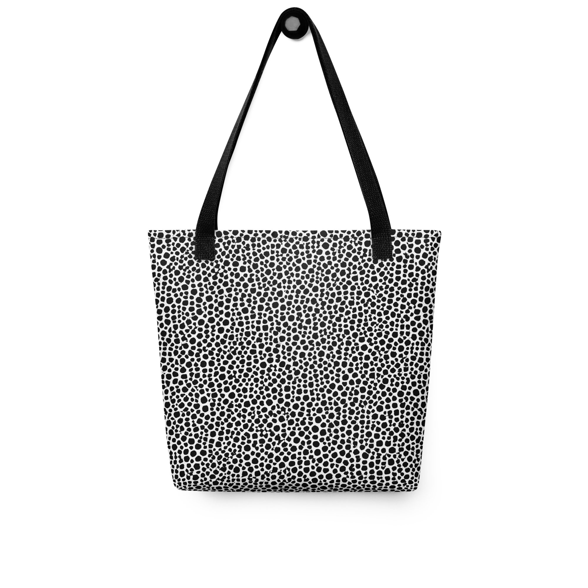 Noir Pebble on Tote Bag — Front