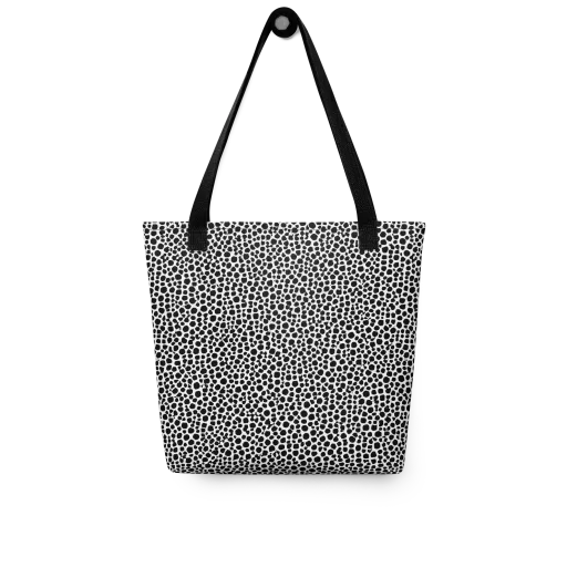 Noir Pebble on a Tote Bag
