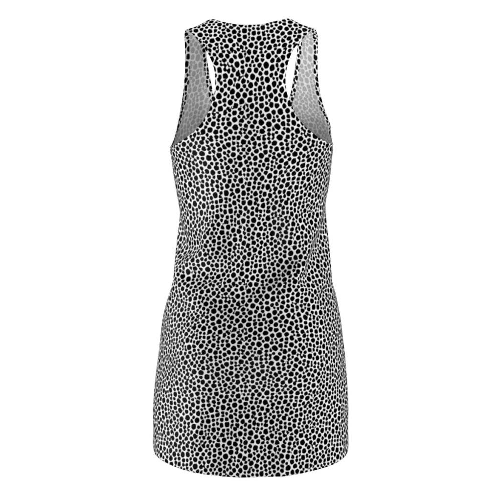 Noir Pebble on Racerback Dress — Back